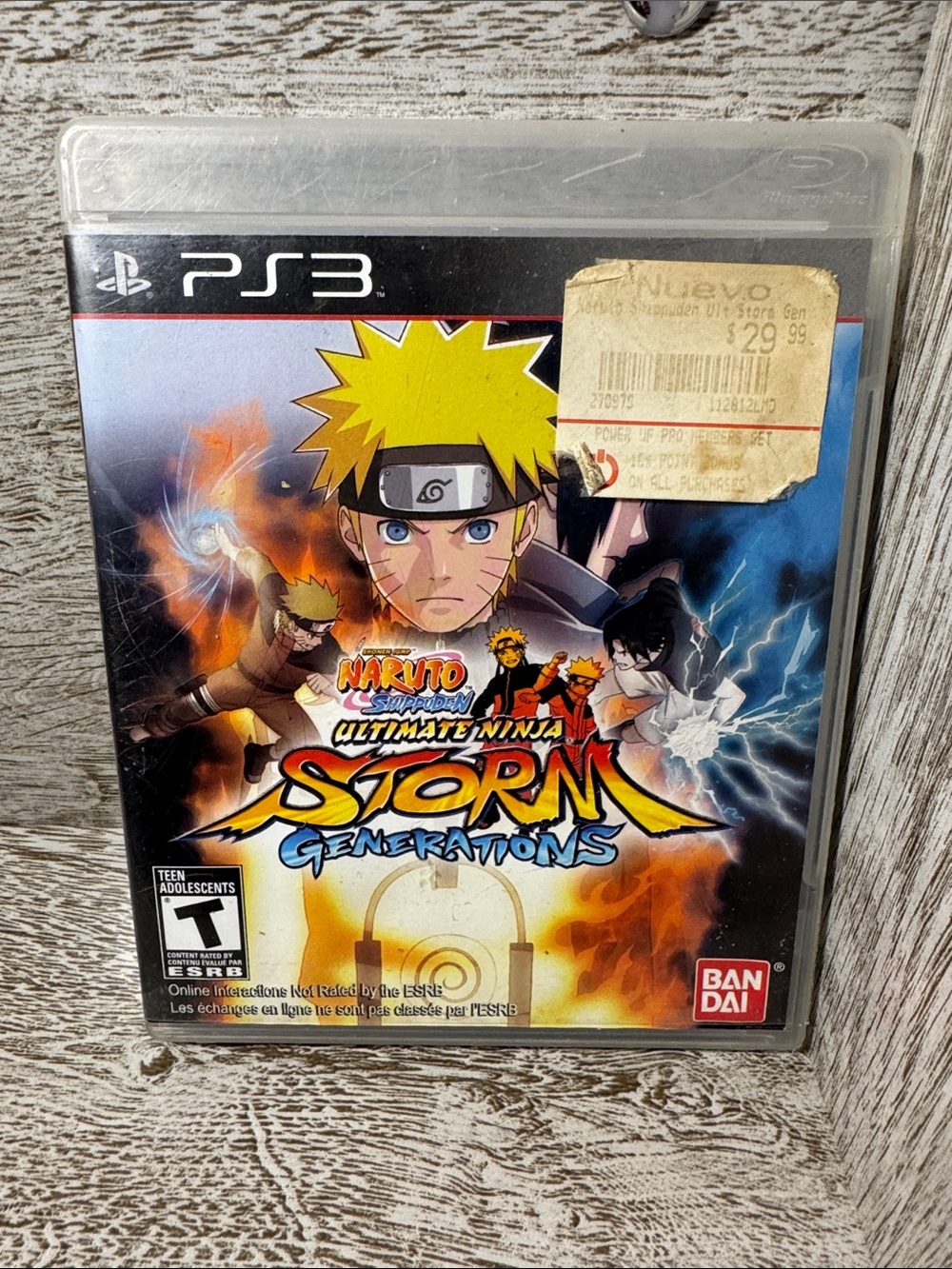 Sony PS3 Naruto Shippuden: Ultimate Ninja Storm Generations - Yellow/Black